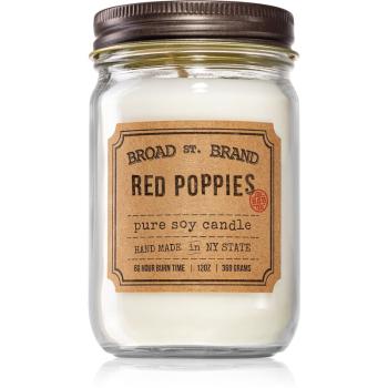 KOBO Broad St. Brand Red Poppies świeczka zapachowa (Apothecary) 360 g