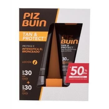 PIZ BUIN Tan & Protect Tan Intensifying Sun Lotion SPF30 SET zestaw Mleczko do opalania Tan & Protect Sun Lotion SPF30 2 x 150 ml U Uszkodzone pudełko