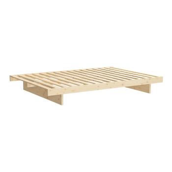Łóżko dwuosobowe z drewna sosnowego Karup Design Kanso, 160x200 cm