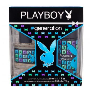 Playboy Generation For Him zestaw Edt 50 ml + Dezodorant 150 ml dla mężczyzn