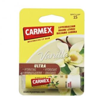 Carmex Ultra Moisturising Lip Balm SPF15 4,25 g balsam do ust dla kobiet Uszkodzone opakowanie Vanilla