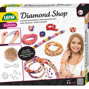 LENA ® Zestaw do robienia biżuteri Diamond Shop