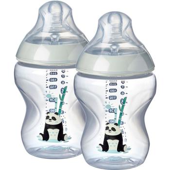 Tommee Tippee C2N Closer to Nature Girl butelka dla noworodka i niemowlęcia 2 szt. 0m+ 2x260 ml