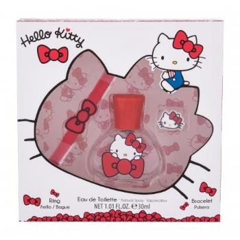 Hello Kitty Hello Kitty zestaw Edt 30 ml + Bransoletka + Pierścionek dla dzieci