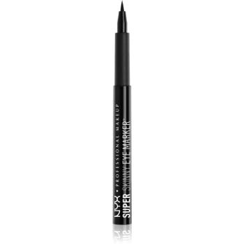NYX Professional Makeup Super Skinny Eye Marker eyeliner w pisaku odcień Carbon Black 1.1 ml