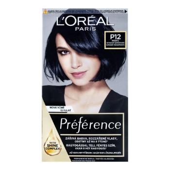 L'Oréal Paris Préférence Féria 60 ml farba do włosów dla kobiet P12 Blue Black Pearl
