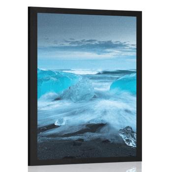 Plakat kry lodowe - 40x60 black