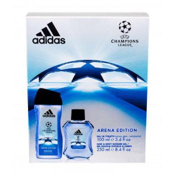 Adidas UEFA Champions League Arena Edition zestaw Edt 100 ml + Żel pod prysznic 250 ml dla mężczyzn