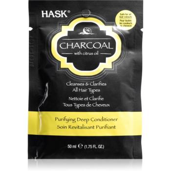HASK Charcoal with Citrus Oil odżywka głęboko nawilżająca do regeneracji skóry głowy 50 ml
