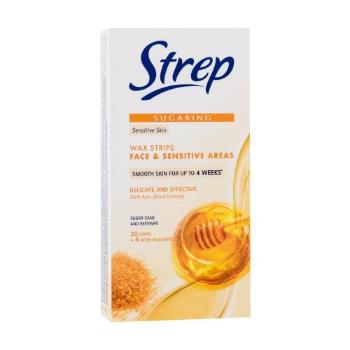 Strep Sugaring Wax Strips Face & Sensitive Areas Sensitive Skin 20 szt akcesoria do depilacji dla kobiet