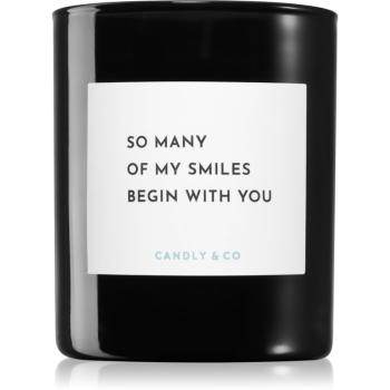 Candly & Co. No. 6 So Many Of My Smiles Begin With You świeczka zapachowa 250 g