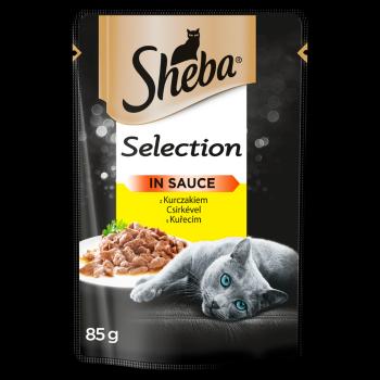 SHEBA Selection in Sauce 24x85g karma dla kotów z kurczakiem w sosie