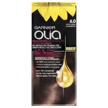 Garnier Olia 50 g farba do włosów dla kobiet 6,0 Light Brown