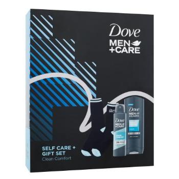 Dove Men + Care Self Care Gift Set zestaw Żel pod prysznic 250 ml + antyperspirant 150 ml + skarpetki dla mężczyzn