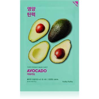 Holika Holika Pure Essence Avocado maska łagodząca w płacie 20 ml