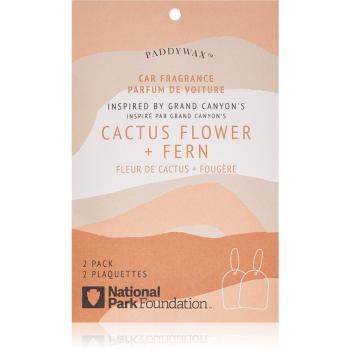 Paddywax Parks Cactus Flower + Fern odświeżacz do samochodu 2 szt.