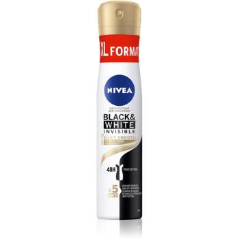 Nivea Black & White Invisible Silky Smooth antyprespirant w sprayu dla kobiet 200 ml