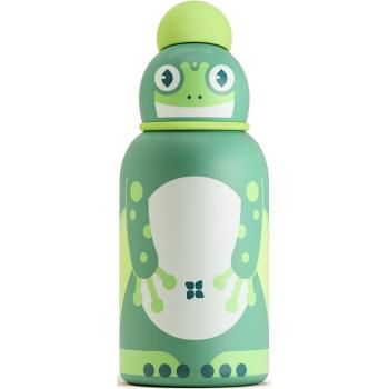 Waterdrop Steel Toddler butelka na wodę ze stali nierdzewnej dla dzieci Freddy Frog 400 ml