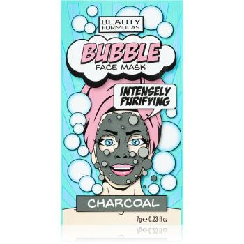 Beauty Formulas Bubble Charcoal oczyszczająca maseczka do twarzy z aktywnym węglem 7 g