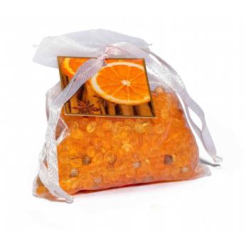 Woreczek z organzy o zapachu pomarańczy i cynamonu Boles d´olor Naranja y Canela