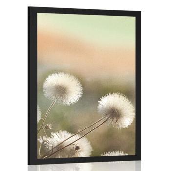 Plakat panorama kwitnącej łąki - 30x45 white