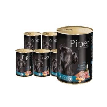 DOLINA NOTECI PIPER z jagnięciną, marchewką i brązowym ryżem mokra karma dla dorosłych psów 24x400 g