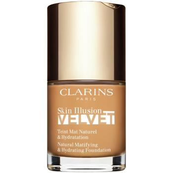 Clarins Skin Illusion Velvet podkład w płynie z matowym wykończeniem o działaniu odżywczym odcień 114N 30 ml