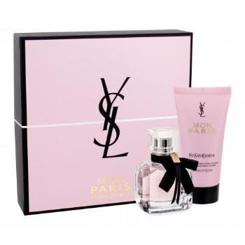 Yves Saint Laurent Mon Paris zestaw Edp 30 ml + Mleczko do ciała 50 ml dla kobiet Uszkodzone pudełko