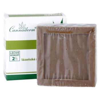 Cannaderm Natura Spa soap with peat extract oczyszczające mydło błotne z olejkiem konopnym 80 g
