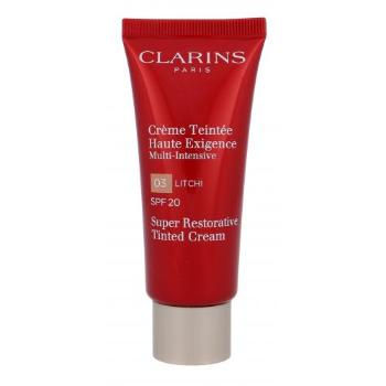 Clarins Age Replenish Super Restorative Tinted Cream SPF20 40 ml podkład dla kobiet Uszkodzone pudełko 03 Litchi