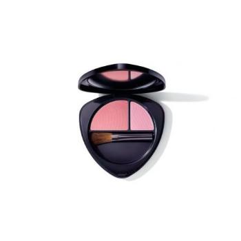 Dr. Hauschka Blush Duo 5,7 g róż dla kobiet 02 Dewy Peach