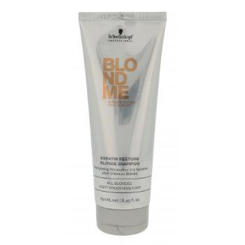 Schwarzkopf Professional Blond Me Keratin Restore Blonde Shampoo 250 ml szampon do włosów dla kobiet