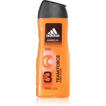 Adidas Team Force żel pod prysznic do twarzy, ciała i włosów 3 w 1 400 ml