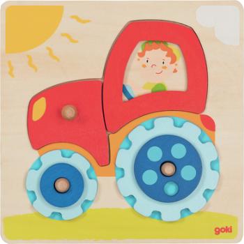 goki Puzzle „Traktor”, 6 elementów