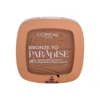 L'Oréal Paris Bronze To Paradise 9 g bronzer dla kobiet 02 Baby One More Tan