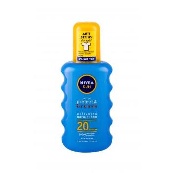 Nivea Sun Protect & Bronze Sun Spray SPF20 200 ml preparat do opalania ciała unisex