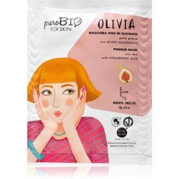puroBIO Cosmetics Olivia Fig maska złuszczająca w proszku 13 g