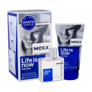 Mexx Life Is Now For Him zestaw Edt 50 ml + Żel pod prysznic 150 ml dla mężczyzn