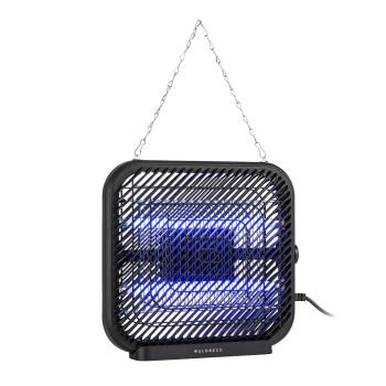 Waldbeck Skyfall SQ, lampa owadobójcza, 16 W, 50 m², diody LED, tacka zbiorcza, łańcuch, czarna
