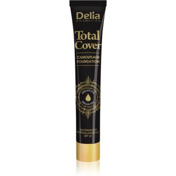 Delia Cosmetics Total Cover wodoodporny make-up SPF 20 odcień 52 Ivory 25 g