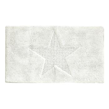 Biały bawełniany dywanik łazienkowy Kela Lindano, 55x65 cm
