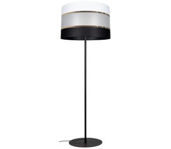 Lampa podłogowa CORAL 1xE27/60W/230V czarna/biała