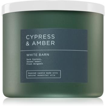 Bath & Body Works Cypress & Amber świeczka zapachowa 411 g