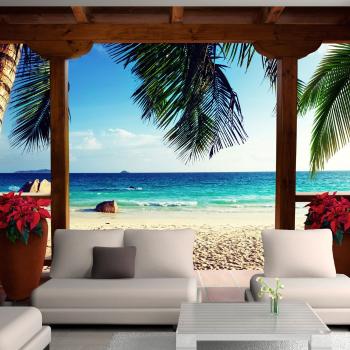 Tapeta samoprzylepna odpoczynek na plaży - Słoneczne wspomnienia