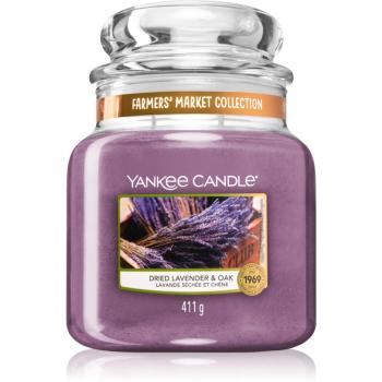 Yankee Candle Dried Lavender & Oak świeczka zapachowa Classic duża 411 g