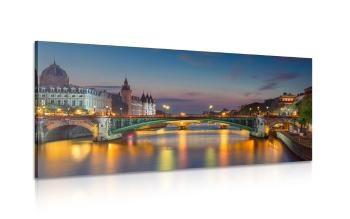 Obraz olśniewająca panorama Paryża - 100x50