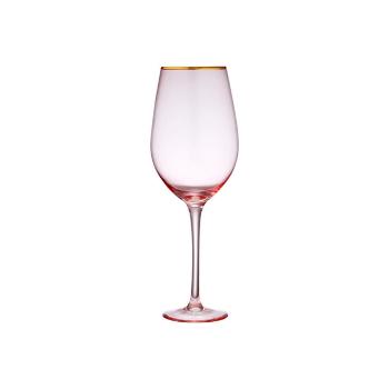 Różowy kieliszek do wina Ladelle Chloe, 600 ml