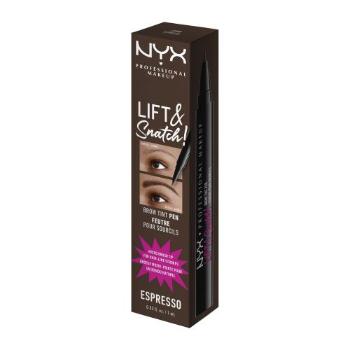 NYX Professional Makeup Lift & Snatch! 1 ml kredka do brwi dla kobiet 08 Espresso