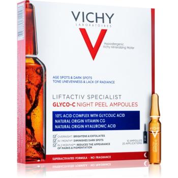 Vichy Liftactiv Specialist Glyco-C ampułki przeciw przebarwieniom na noc 10 x 2 ml
