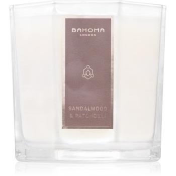 Bahoma London Octagon Collection Sandalwood & Patchouli świeczka zapachowa 180 g